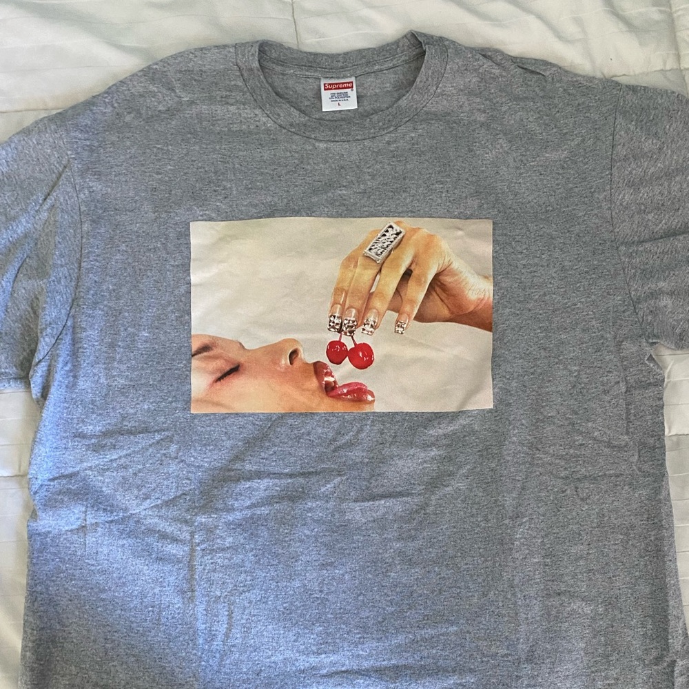Supreme cherry tee